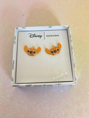 BAUBLEBAR x Disney Stitch Pumpkin Earrings NEW NIB